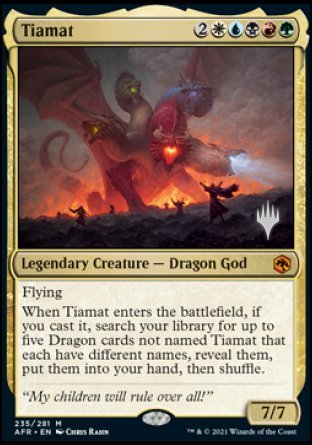 Tiamat (Promo Pack) [Dungeons & Dragons: Adventures in the Forgotten Realms Promos] | GrognardGamesBatavia