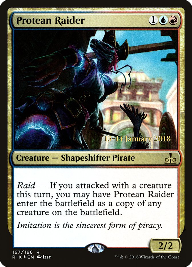 Protean Raider [Rivals of Ixalan Prerelease Promos] | GrognardGamesBatavia