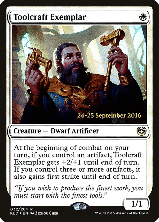 Toolcraft Exemplar [Kaladesh Prerelease Promos] | GrognardGamesBatavia