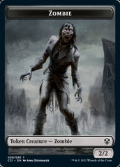 Zombie // Spirit Double-Sided Token [Commander 2021 Tokens] | GrognardGamesBatavia