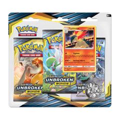 Sun & Moon: Unbroken Bonds - 3-Pack Blister (Typhlosion) | GrognardGamesBatavia