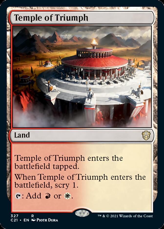 Temple of Triumph [Commander 2021] | GrognardGamesBatavia