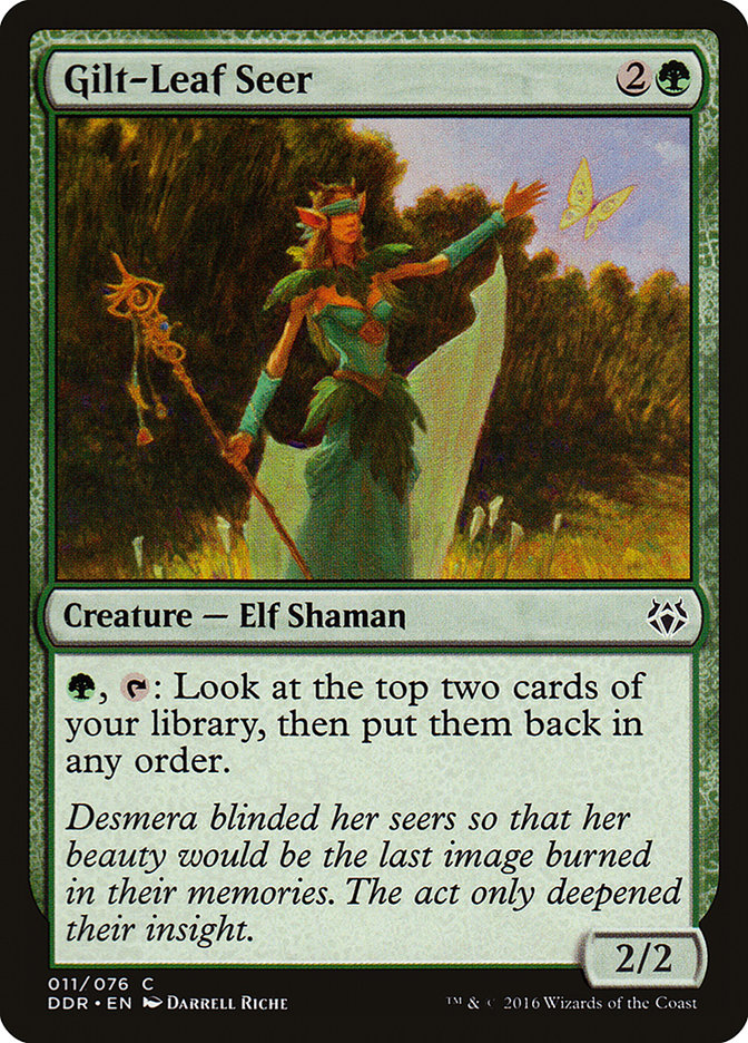 Gilt-Leaf Seer [Duel Decks: Nissa vs. Ob Nixilis] | GrognardGamesBatavia