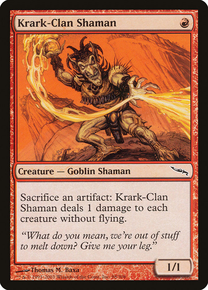 Krark-Clan Shaman [Mirrodin] | GrognardGamesBatavia