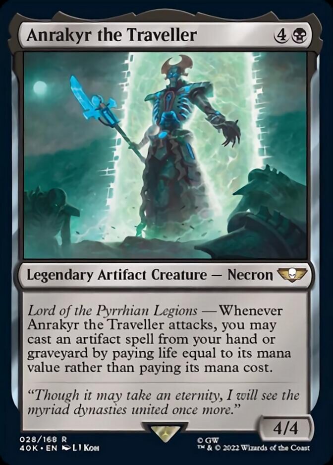 Anrakyr the Traveller (Surge Foil) [Universes Beyond: Warhammer 40,000] | GrognardGamesBatavia