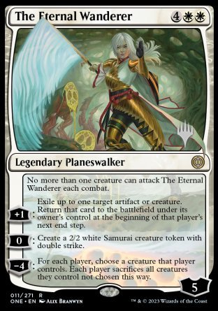 The Eternal Wanderer (Promo Pack) [Phyrexia: All Will Be One Promos] | GrognardGamesBatavia