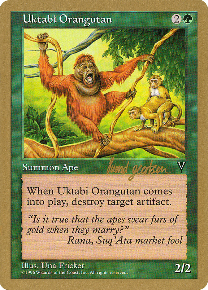 Uktabi Orangutan (Svend Geertsen) (SB) [World Championship Decks 1997] | GrognardGamesBatavia