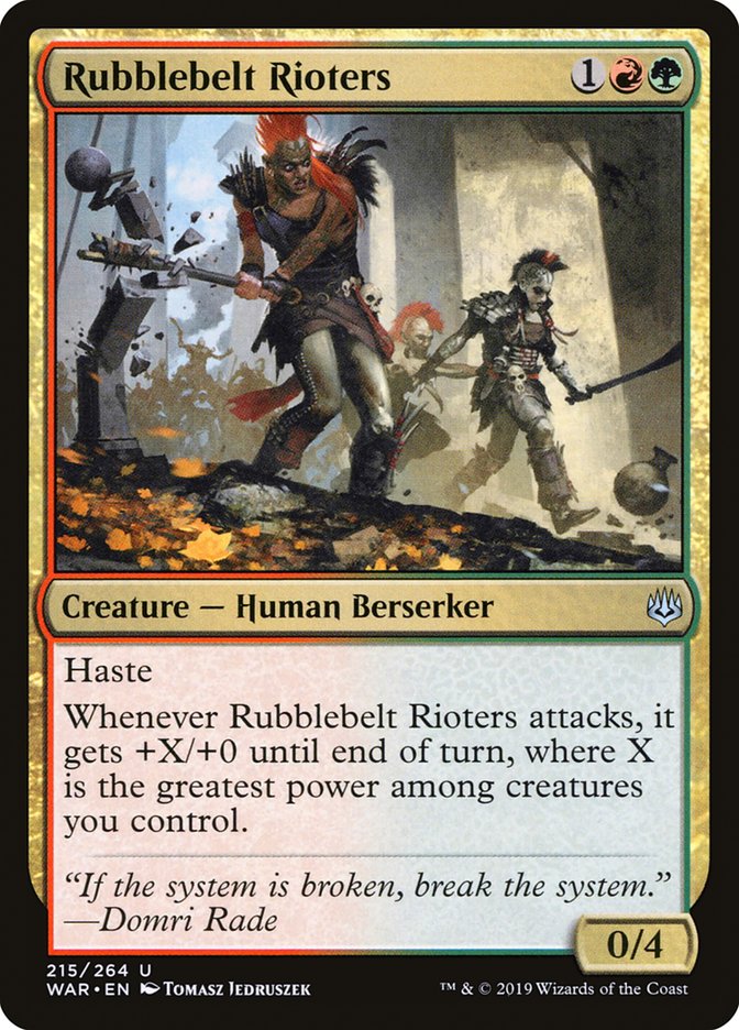 Rubblebelt Rioters [War of the Spark] | GrognardGamesBatavia