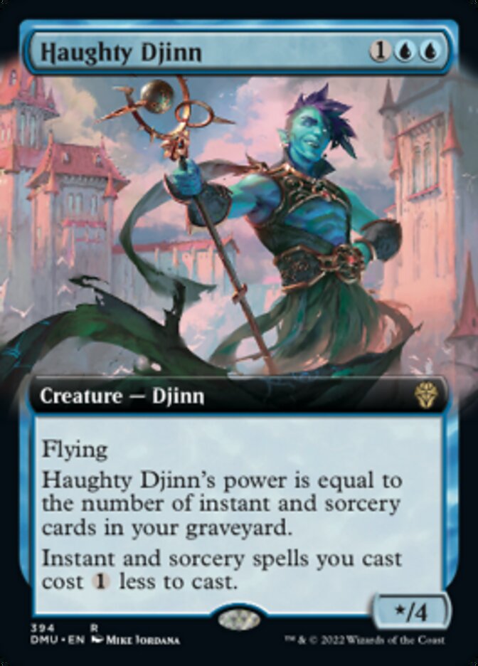 Haughty Djinn (Extended Art) [Dominaria United] | GrognardGamesBatavia