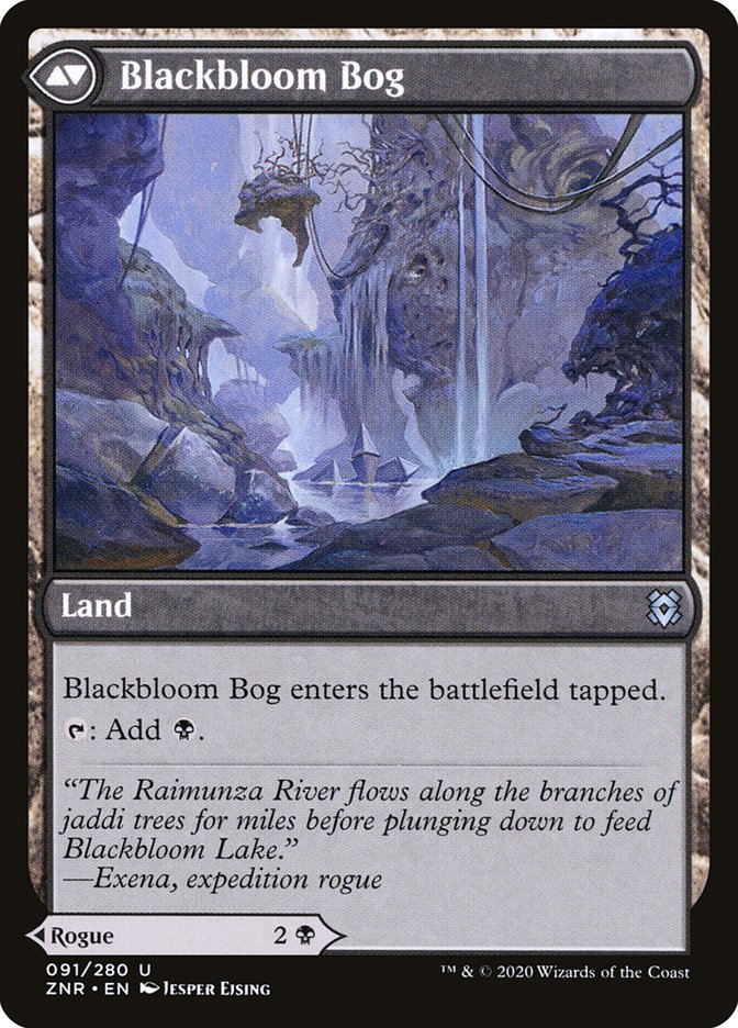 Blackbloom Rogue // Blackbloom Bog [Zendikar Rising] | GrognardGamesBatavia