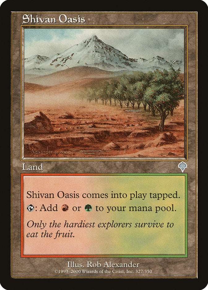 Shivan Oasis [Invasion] | GrognardGamesBatavia