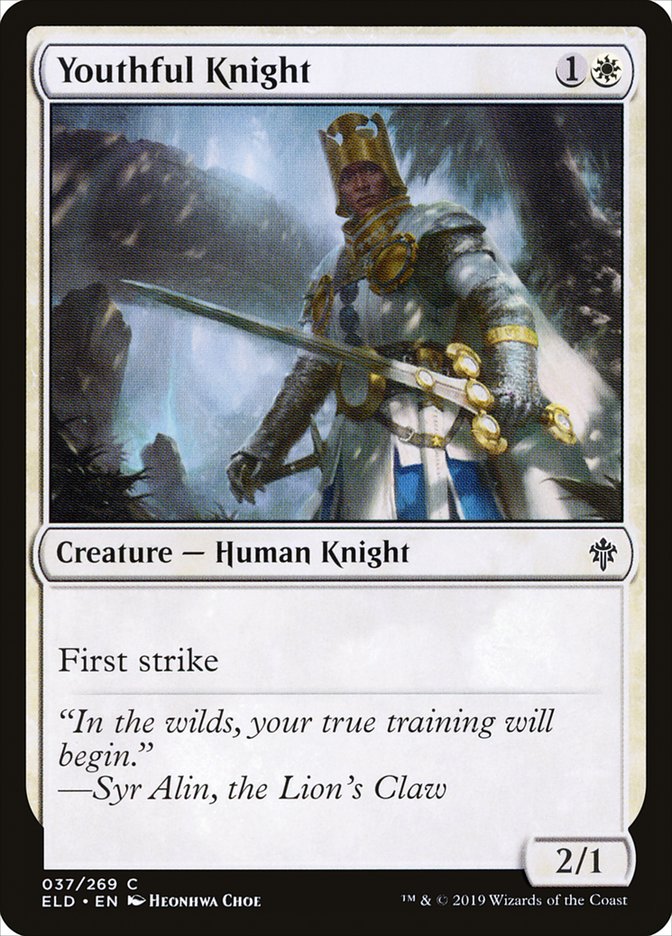 Youthful Knight [Throne of Eldraine] | GrognardGamesBatavia