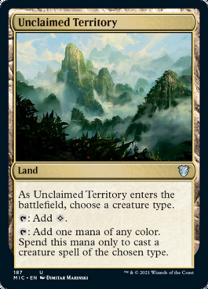 Unclaimed Territory [Innistrad: Midnight Hunt Commander] | GrognardGamesBatavia