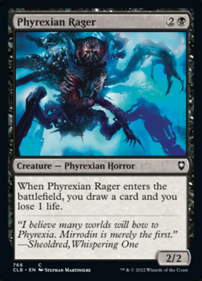 Phyrexian Rager [Commander Legends: Battle for Baldur's Gate] | GrognardGamesBatavia