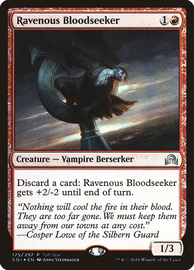 Ravenous Bloodseeker (Gift Box) [Shadows over Innistrad Promos] | GrognardGamesBatavia