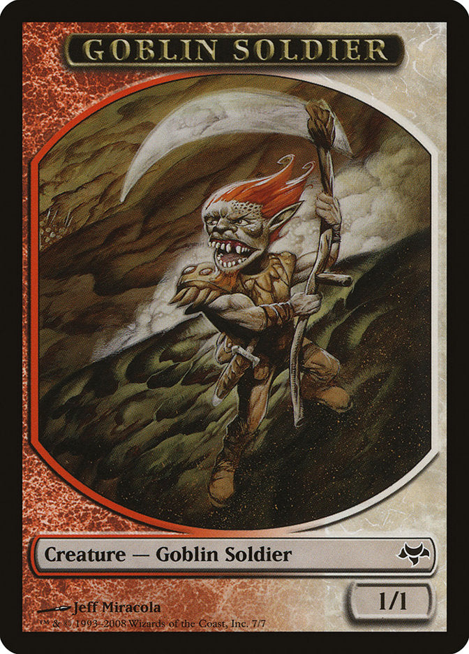 Goblin Soldier Token [Eventide Tokens] | GrognardGamesBatavia