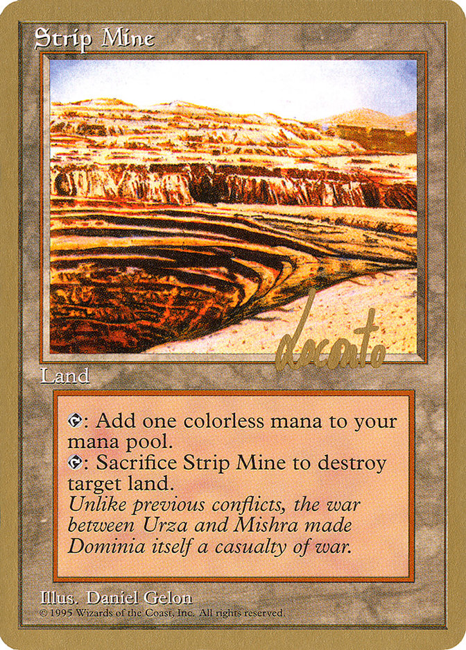 Strip Mine (Michael Loconto) [Pro Tour Collector Set] | GrognardGamesBatavia