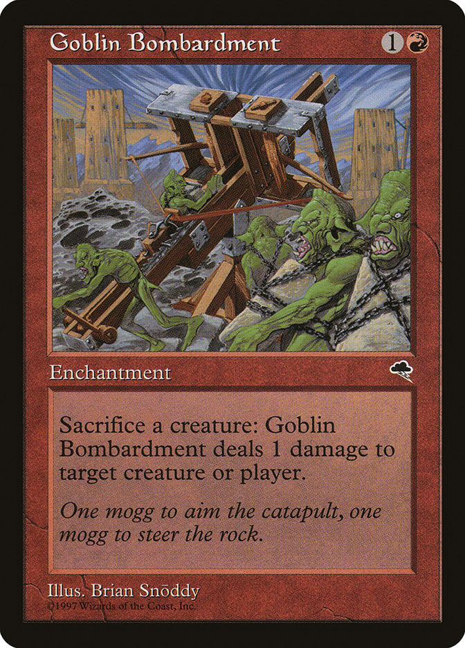 Goblin Bombardment [Tempest] | GrognardGamesBatavia