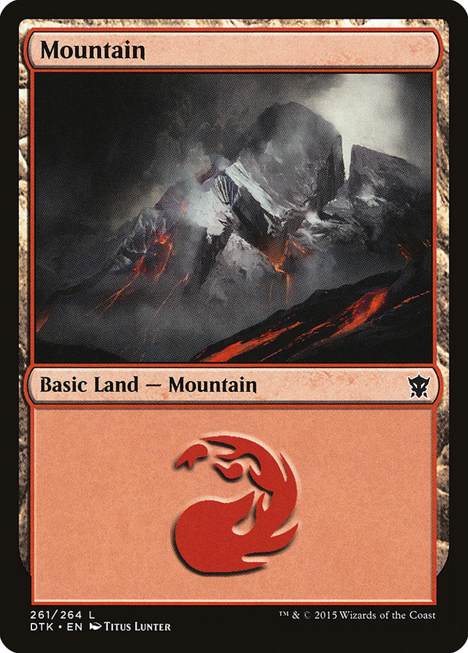 Mountain (261) [Dragons of Tarkir] | GrognardGamesBatavia