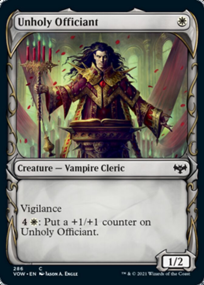 Unholy Officiant (Showcase Fang Frame) [Innistrad: Crimson Vow] | GrognardGamesBatavia