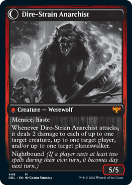 Volatile Arsonist // Dire-Strain Anarchist [Innistrad: Double Feature] | GrognardGamesBatavia