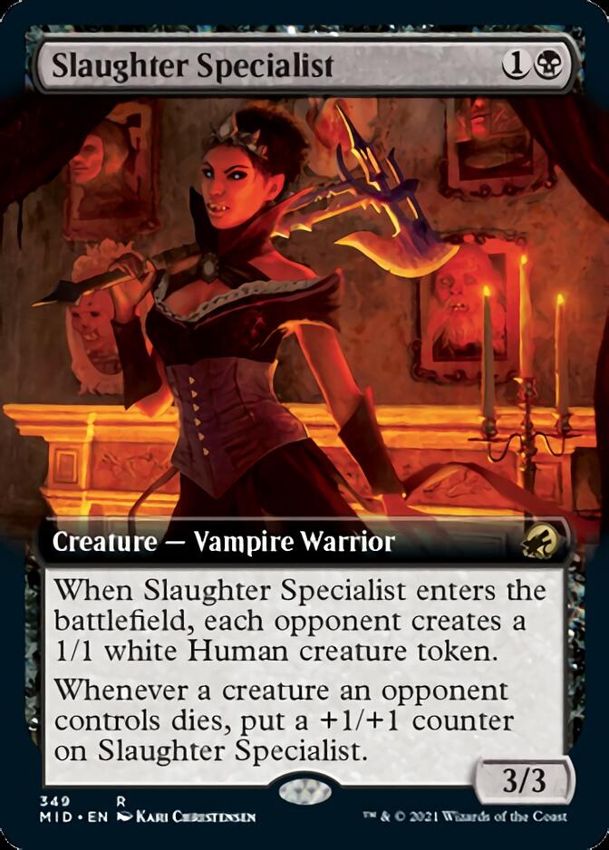 Slaughter Specialist (Extended Art) [Innistrad: Midnight Hunt] | GrognardGamesBatavia