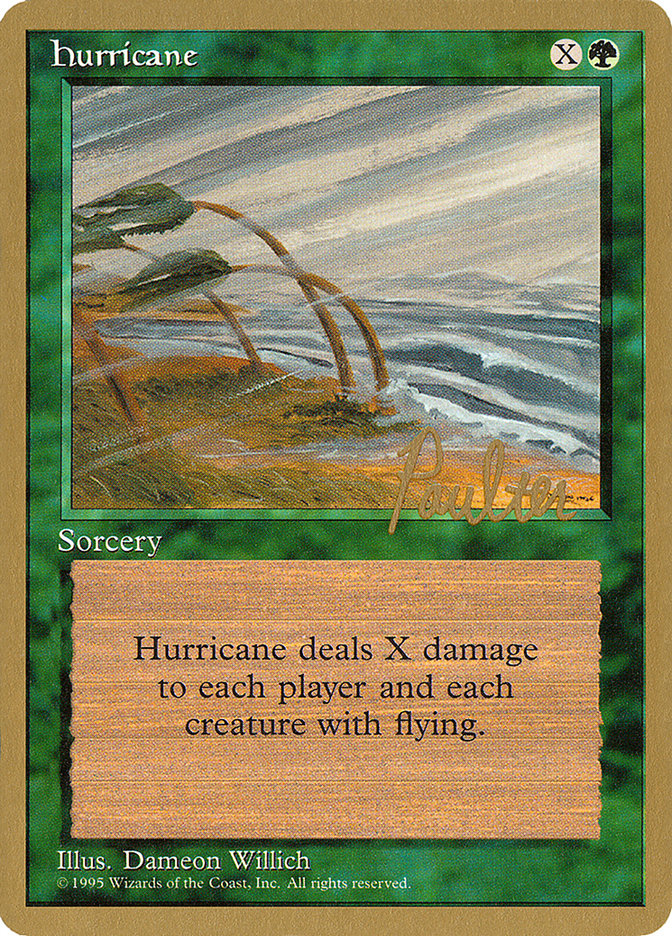 Hurricane (Preston Poulter) [Pro Tour Collector Set] | GrognardGamesBatavia