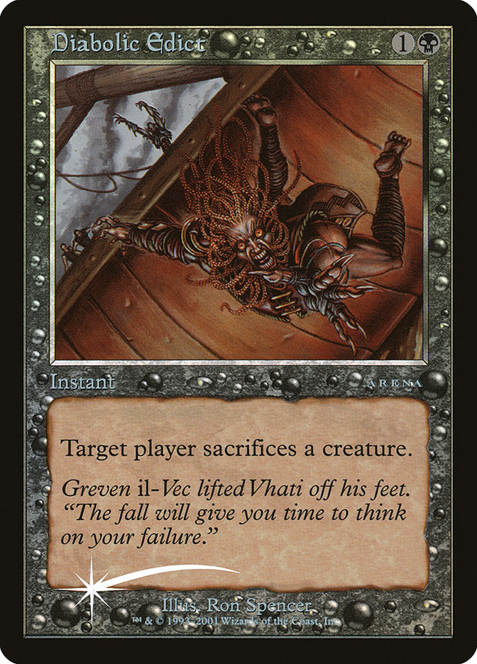 Diabolic Edict [Arena League 2001] | GrognardGamesBatavia