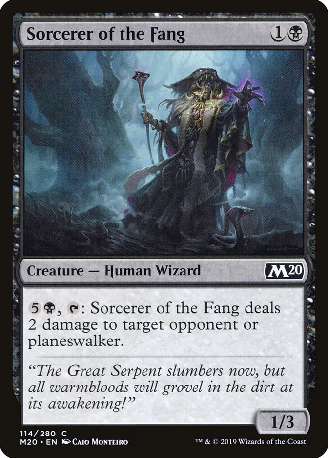 Sorcerer of the Fang [Core Set 2020] | GrognardGamesBatavia