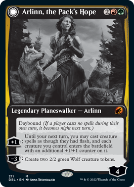 Arlinn, the Pack's Hope // Arlinn, the Moon's Fury [Innistrad: Double Feature] | GrognardGamesBatavia