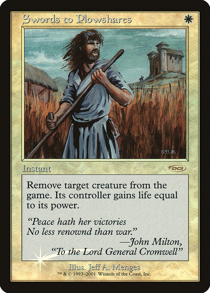 Swords to Plowshares [Friday Night Magic 2001] | GrognardGamesBatavia