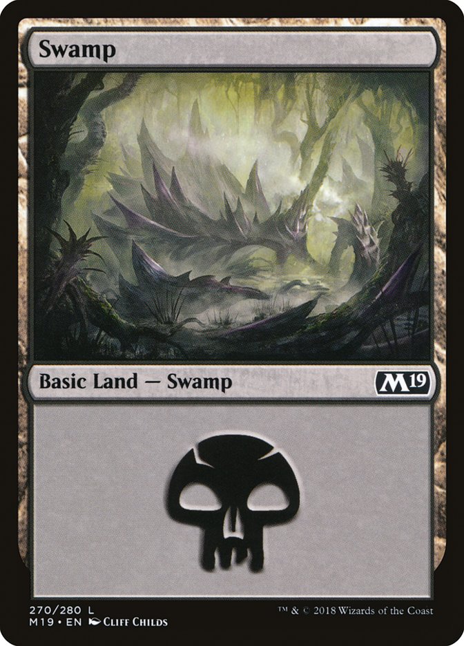 Swamp (270) [Core Set 2019] | GrognardGamesBatavia