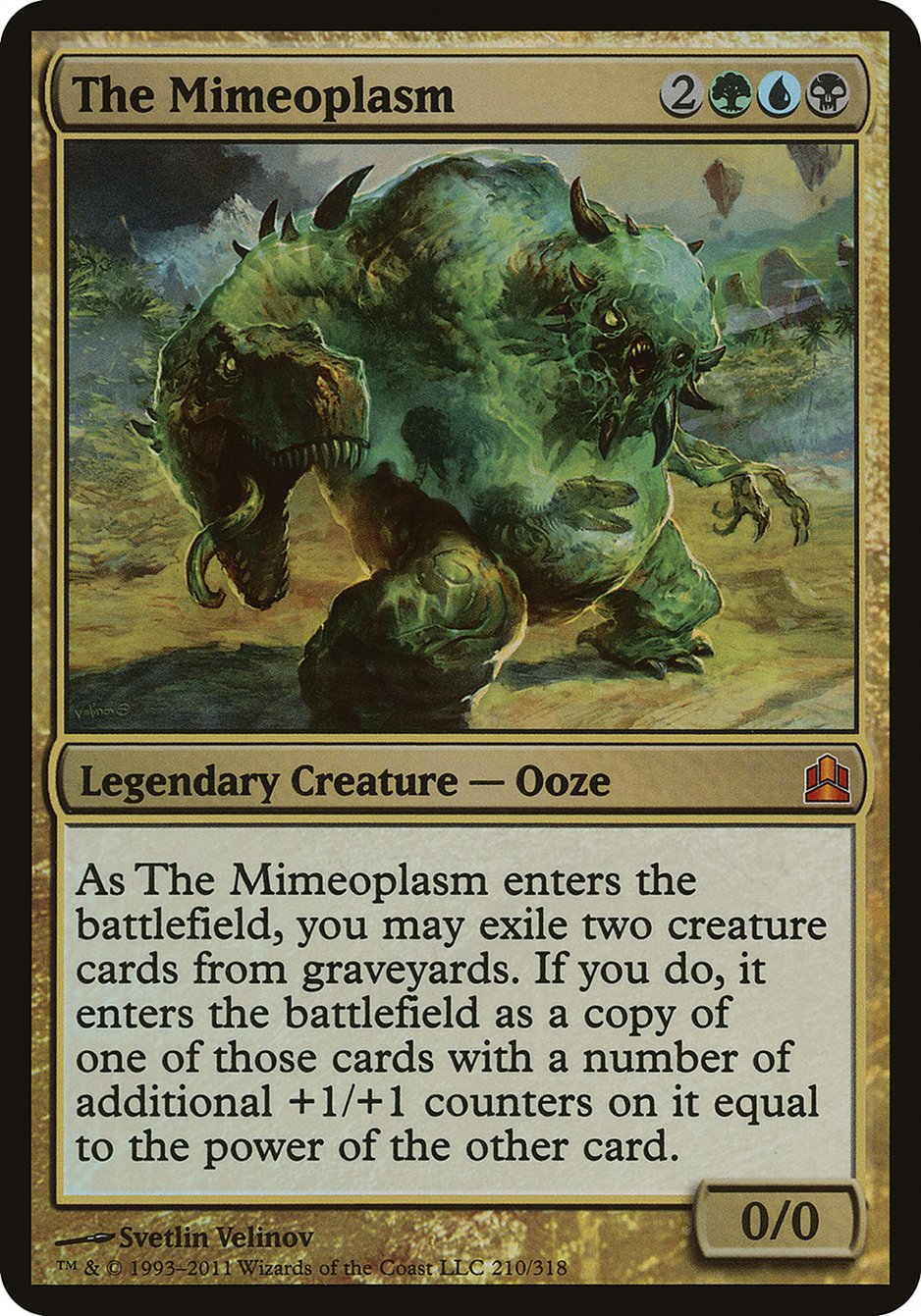 The Mimeoplasm (Oversized) [Commander 2011 Oversized] | GrognardGamesBatavia