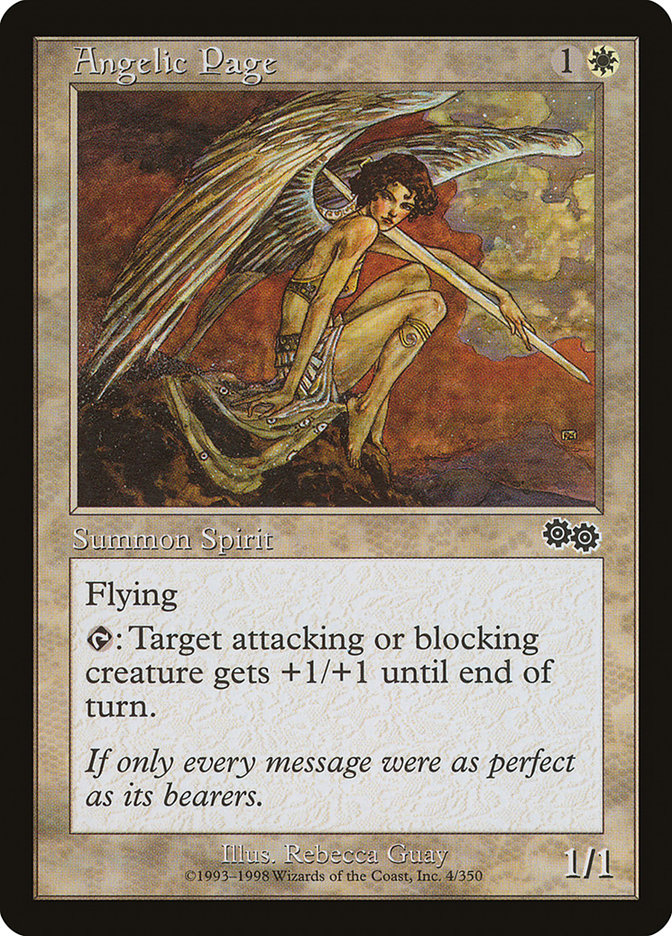 Angelic Page [Urza's Saga] | GrognardGamesBatavia