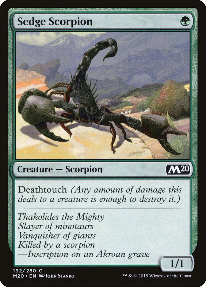 Sedge Scorpion [Core Set 2020] | GrognardGamesBatavia