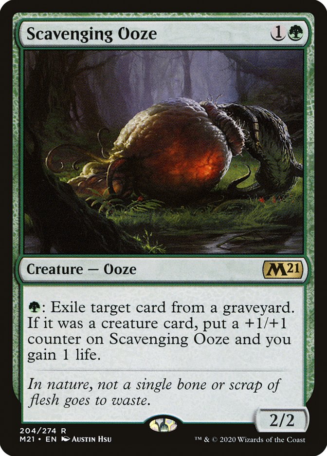 Scavenging Ooze [Core Set 2021] | GrognardGamesBatavia