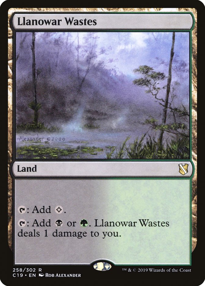 Llanowar Wastes [Commander 2019] | GrognardGamesBatavia