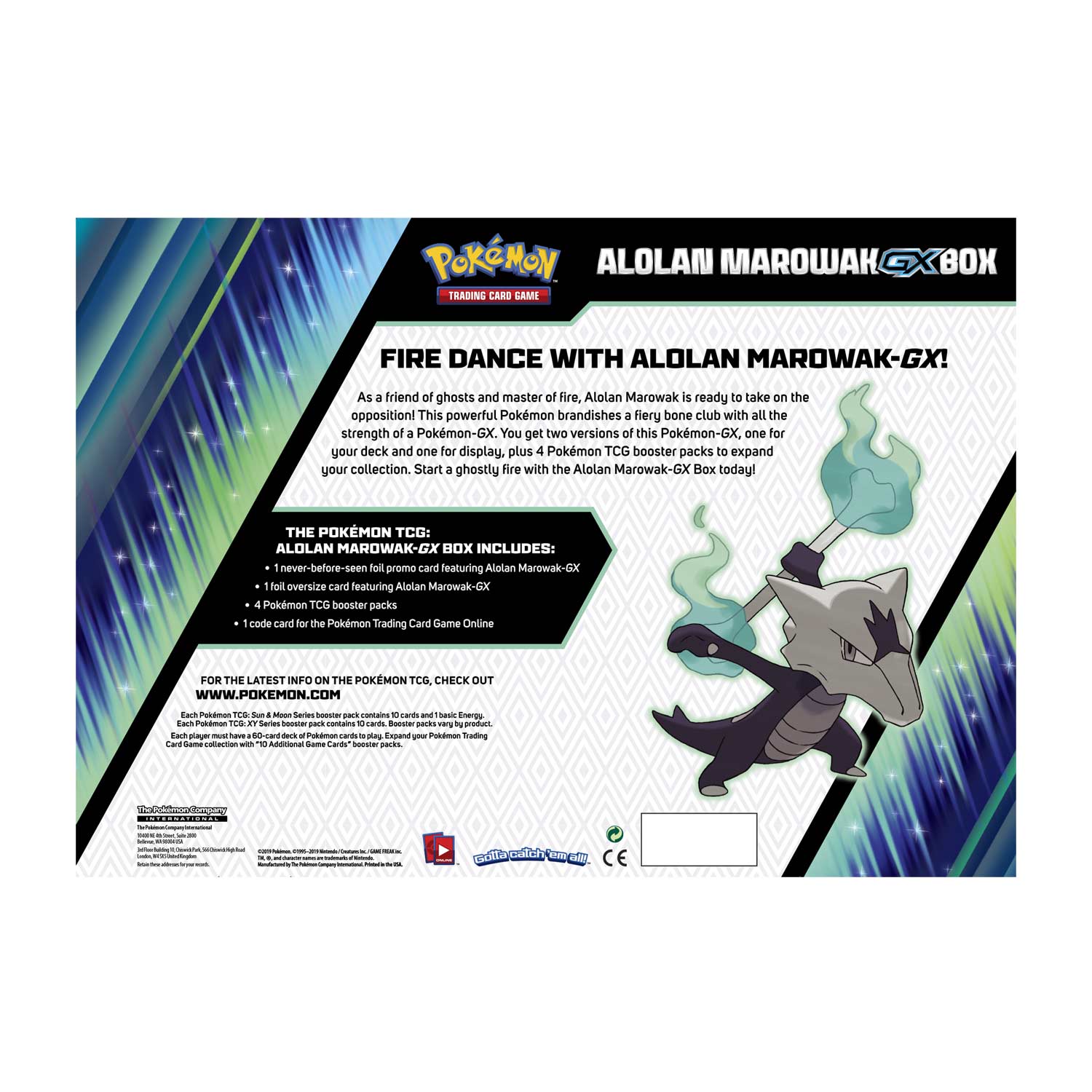 Sun & Moon: Unbroken Bonds - Alolan Marowak GX Box | GrognardGamesBatavia