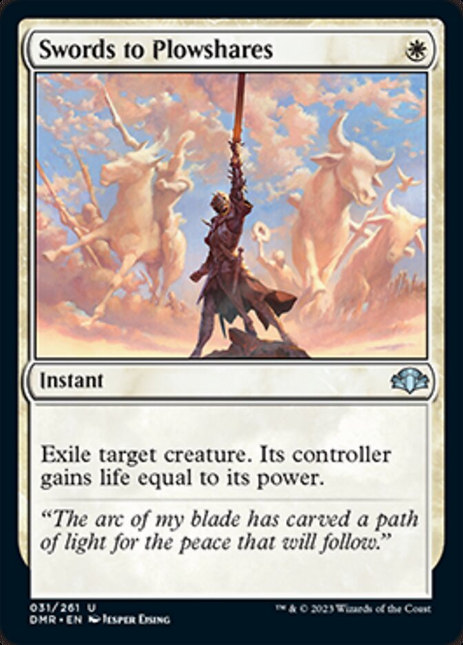 Swords to Plowshares [Dominaria Remastered] | GrognardGamesBatavia