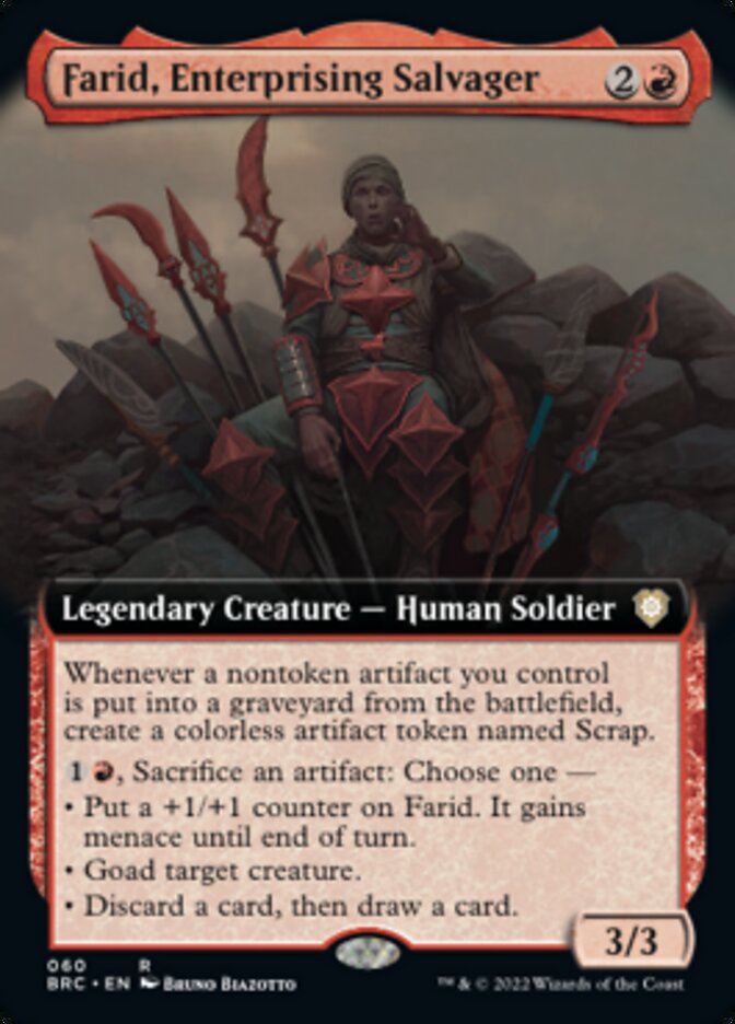 Farid, Enterprising Salvager (Extended Art) [The Brothers' War Commander] | GrognardGamesBatavia