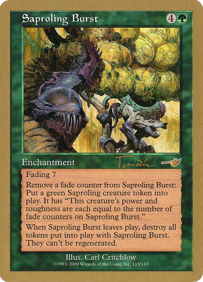 Saproling Burst (Jan Tomcani) [World Championship Decks 2001] | GrognardGamesBatavia