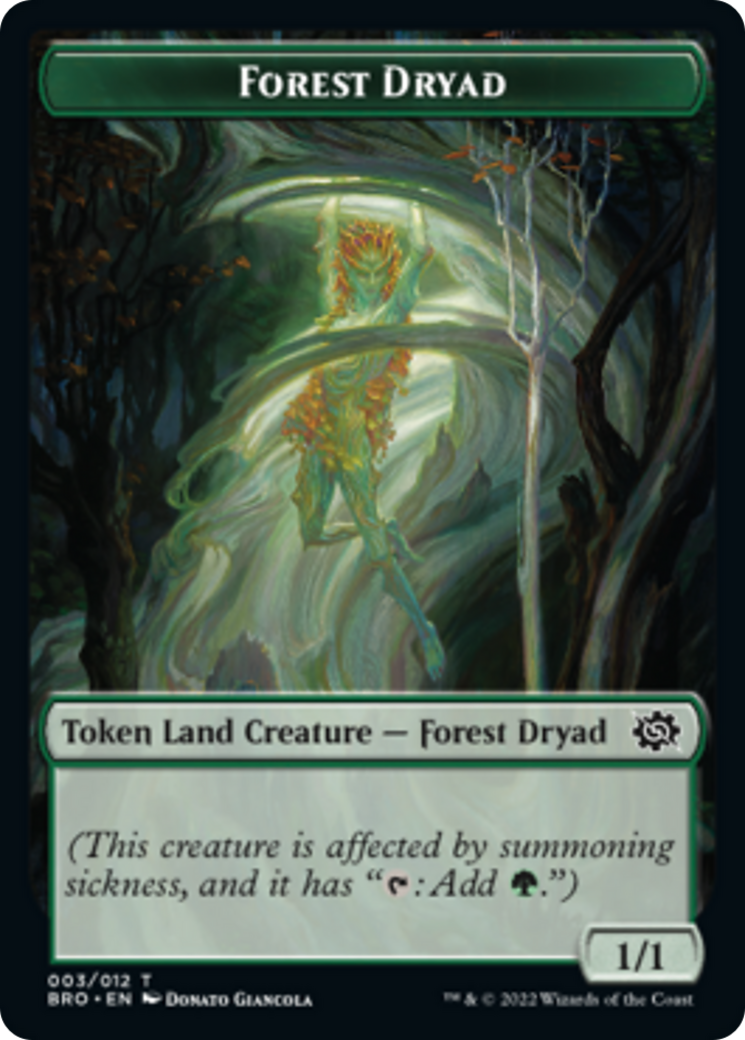 Forest Dryad Token [The Brothers' War Tokens] | GrognardGamesBatavia