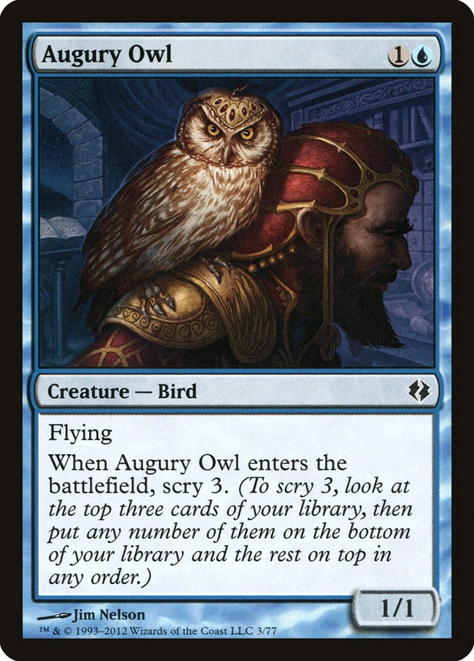 Augury Owl [Duel Decks: Venser vs. Koth] | GrognardGamesBatavia