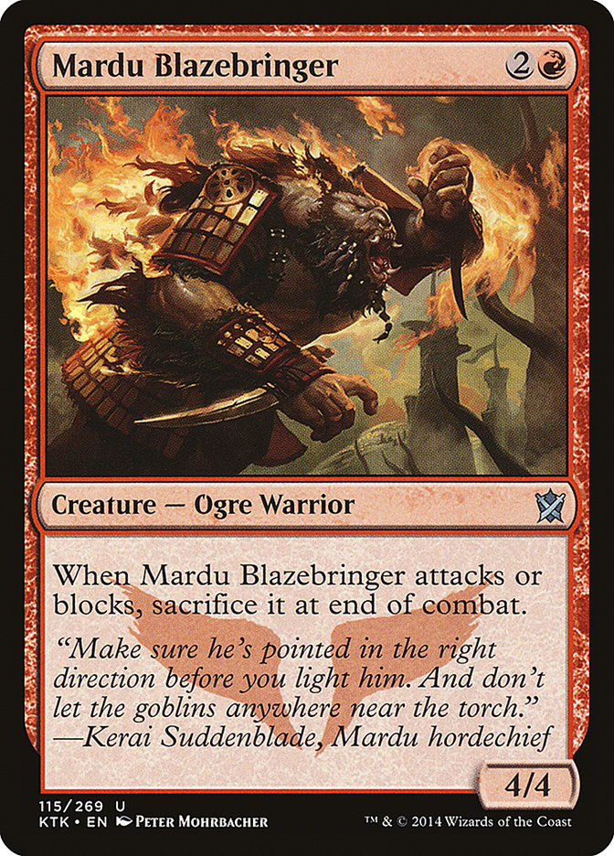 Mardu Blazebringer [Khans of Tarkir] | GrognardGamesBatavia