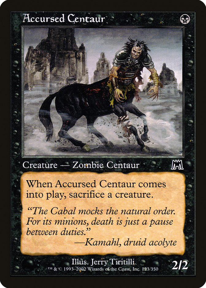 Accursed Centaur [Onslaught] | GrognardGamesBatavia