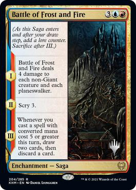 Battle of Frost and Fire (Promo Pack) [Kaldheim Promos] | GrognardGamesBatavia