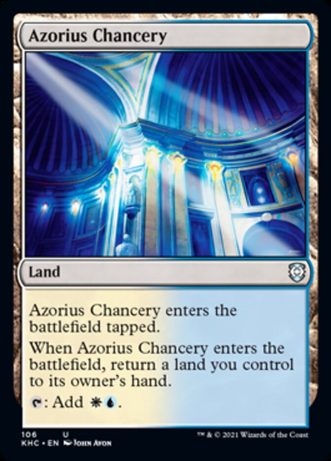 Azorius Chancery [Kaldheim Commander] | GrognardGamesBatavia