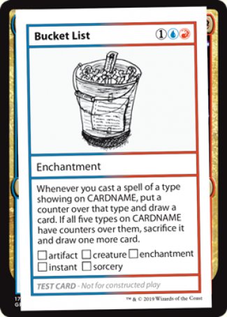 Bucket List (2021 Edition) [Mystery Booster Playtest Cards] | GrognardGamesBatavia