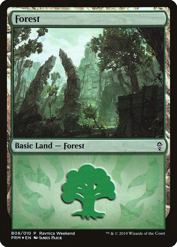 Forest (B08) [Ravnica Allegiance Guild Kit] | GrognardGamesBatavia