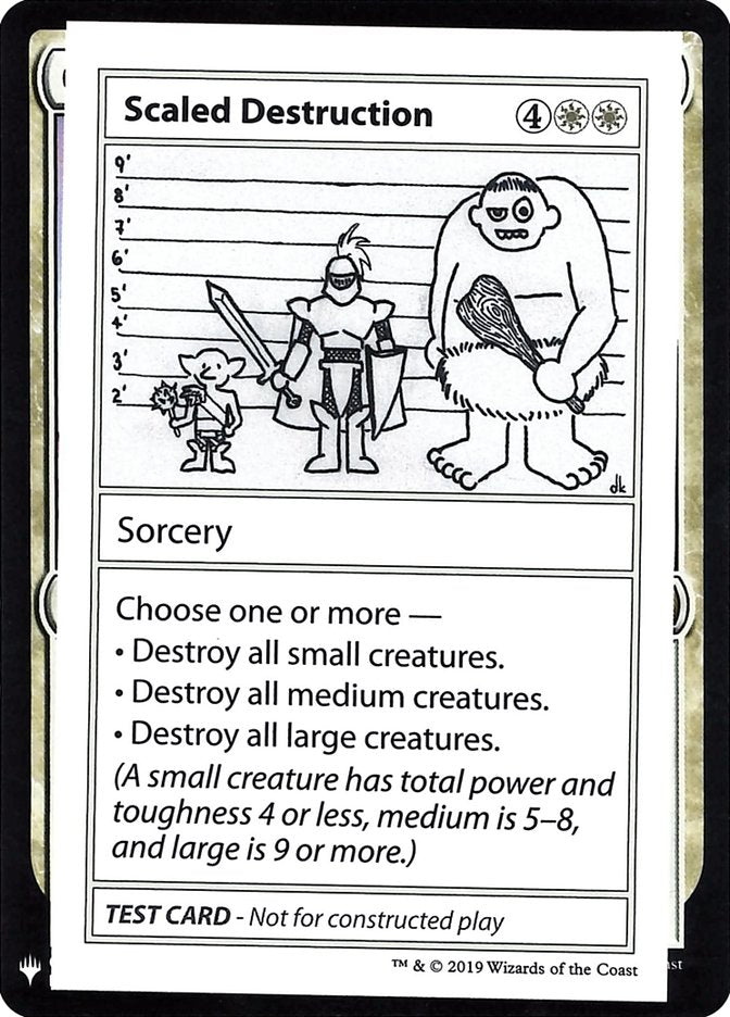 Scaled Destruction [Mystery Booster Playtest Cards] | GrognardGamesBatavia